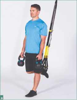 Fig A trx single leg deadlift